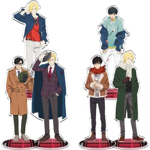 Anime BANANA FISH Ash Lynx Acrylic Stand Figure Model Plate Display Tabletop Decor Collections Xmas Gift