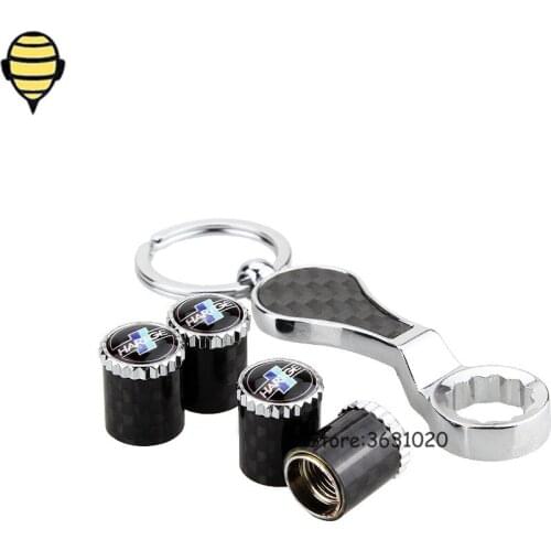 Car Accessories Auto Wheels Tire Valve Stem Caps Sticker for Hartge logo for Mini Cooper BMW X3 E83 E87 F10 F30 F35 325 425 760
