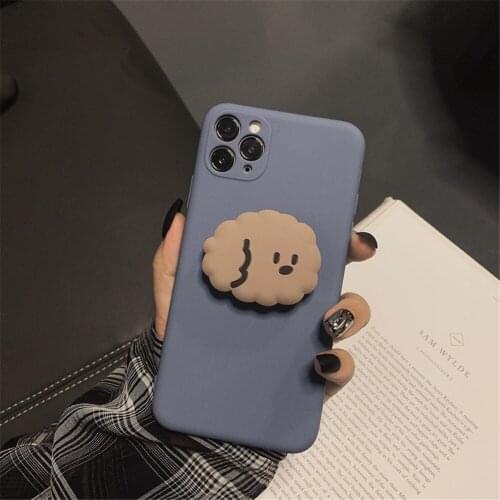IPhone X Case Cute Cartoon Stand Cover fo iPhone XR XS 11 12 Pro Mini Shockproof Silicone Back Cover with Kickstand iPhone Funda