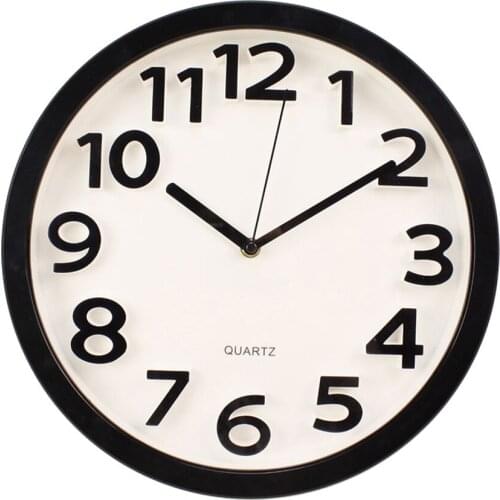 Digital Office Wall Clock Plastic Black Men Home Decoration Accessories Wall Watch Clocks Klok Farmhouse Decor Oclock 50KO522