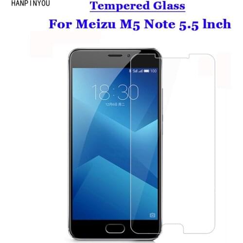 For Meizu M5 Note Tough Hard Tough Front Tempered Glass 9H 2.5D Premium Screen Protector Film Guard For Meizu Meilan Note 5 5.5"