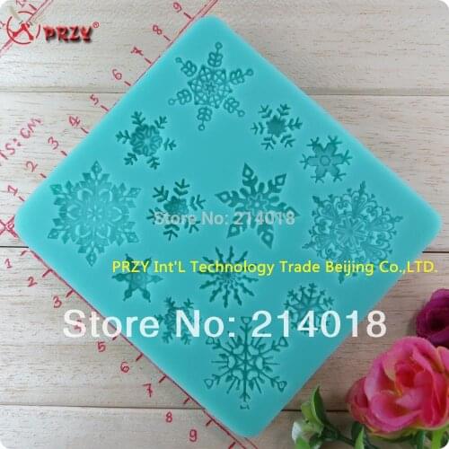 Free shipping snow mold wholesale hot sale chocolate silicon mold fondant Cake decoration mold No.si211