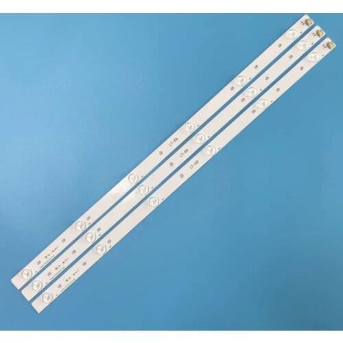 Kit 3 PCS 6LEDs 627mm LED backlight strip for Toshiba 32"TV SVT320AF5 32P1300 32P1400 32P1400VT 32P1400VE 32P1400D 32P2400