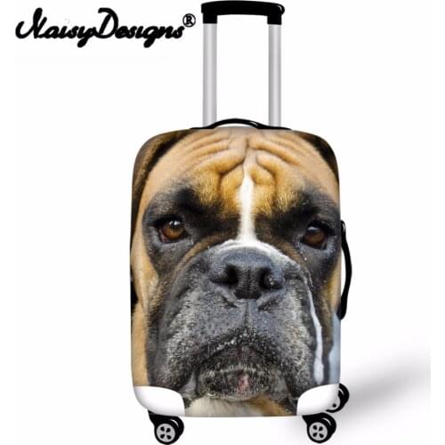 Noisydesigns Dog Printings Luggage Suitcase Elastic Fashion Protective Durable Dust-proof Trunk Suitcase Case Cover for S/M/L