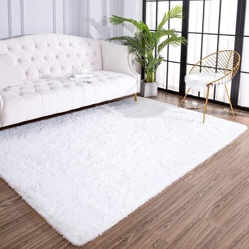 Soft Fluffy Rug Modern Shag Area Rugs for Bedroom Luxury Velvet Plush Carpet for Long Hair Decorative Home Carpet Kid Play Mats