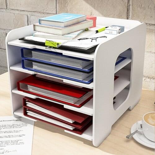 Multifunctional Document Trays File Paper Letter Holder Stationery Storage Waterproof Desk Organizer Office Accessories