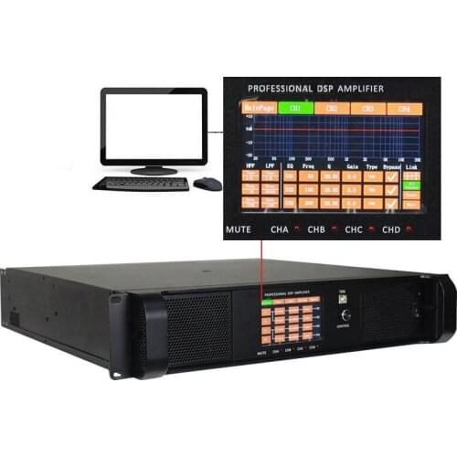 Sinbosen DSP18000Q indoor outdoor event DSP dj power 3000w amplifier for subwoofer