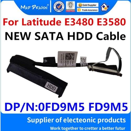HDD Connector Cable For Dell Latitude 3480 3580 E3480 E3580 laptop SATA SSD Hard Drive Adapter wire 450.0A103.0011 0FD9M5 FD9M5