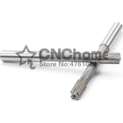 Accuracy H8 1PCS cemented carbide shank machine reamer with taper shank tungsten steel reamer,4/6/8/10/12/14/16/18/20mm