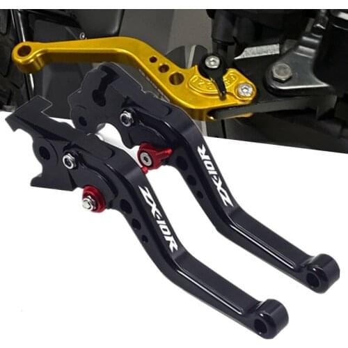 Motorcycle CNC Aluminum Short Motorcycle Adjustable Brake Clutch Accessories Levers For Kawasaki ZX-10R ZX10R zx10r High Quality