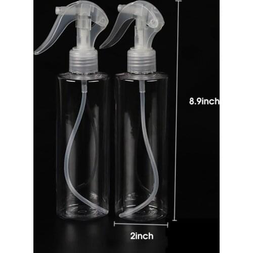 1/2PCS 250ML 8.45oz Spray Bottle Portable Mist Spray Bottle Watering Bottle Water Sprayer Plastic Bottle Hairdressing Tool
