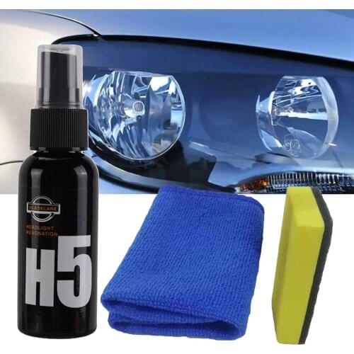2020 50ML Car Headlight Repair Agent H5 Headlight Restoration Polish Oxidation Coating Headlight Polishing Anti-scratch Liquid