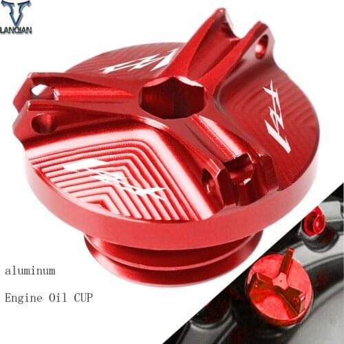 For Yamaha FZ1 2006 2007 2008 2009 2010-2015 Motorcycle Accessories Aluminum Motorbike Engine Oil Cup Plug Sump Cap Cover Engine