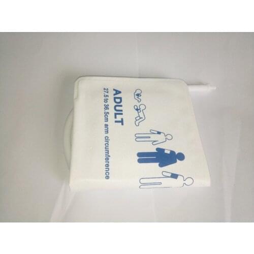 Free shipping Disposable adult Arm NIBP Cuff non woven blood pressure cuffs with one tube