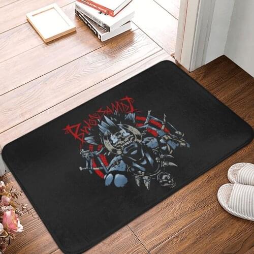 Bwonsamdi Doormat Carpet Mat Rug Polyester Non-Slip Floor Decor Bath Bathroom Kitchen Living Room 40*60