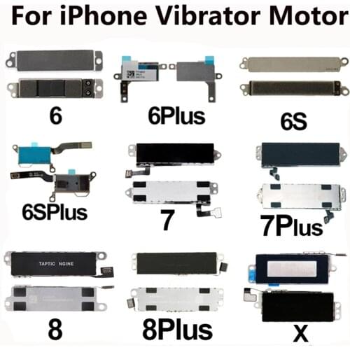 Original Vibrator Motor Phone 6 6S 6Plus 6SPlus 7 7Plus 8 Plus 8Plus X Flex Vibrator Flex Cable Cell Phone Replacement parts