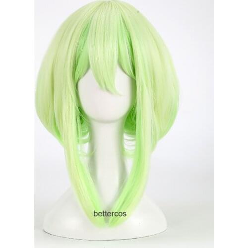 PROMARE Mad Burnish Lio Fotia Cosplay Wig 35cm Short Straight Heat Resistant Synthetic Hair Wigs + Wig Cap