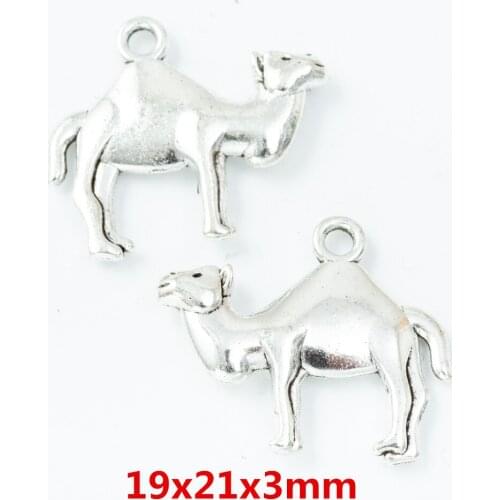 30 pieces of retro metal zinc alloy camel pendant for DIY handmade jewelry necklace making 6760