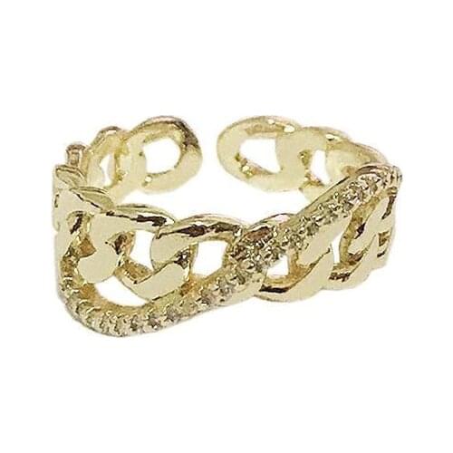 Potcet Korea 2021 Trend Fashion Women Can Open Adjustment Ring Retro Geometric Trend Ring Free Shipping Jewelry