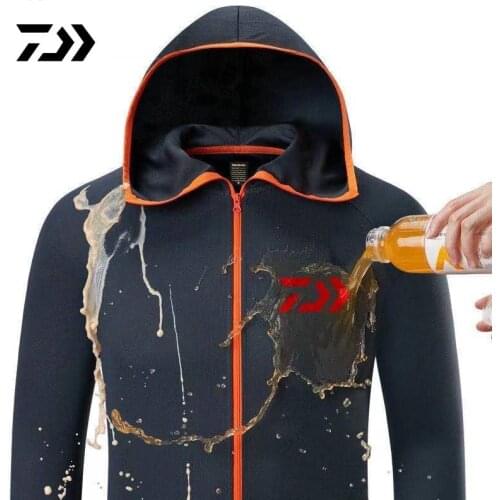 Daiwa Fishing Shirt Breathable Fishing Clothing Men Waterproof Fishing Shirts Long Sleeve Fishing Jacket Quick Fishing Clothes