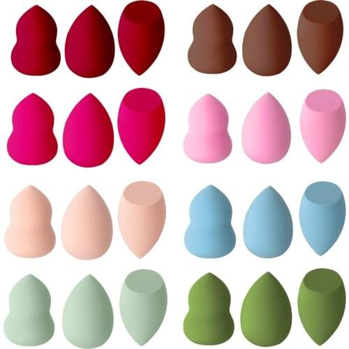 1Pcs Cosmetic Puff Foundation Makeup Sponge Women Face Cosmetics Powder Concealer Soft Facial Base Make Up Tools