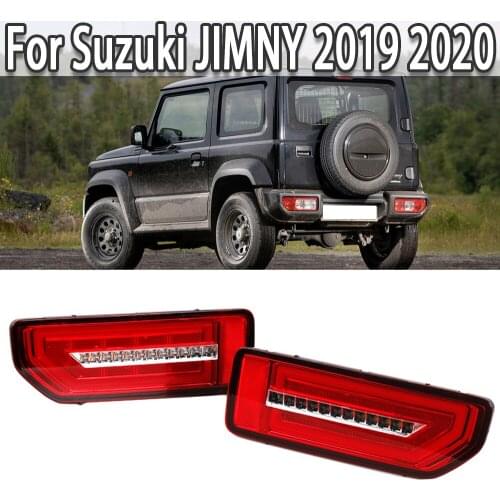 K-Car LED Tail Light Turn Signal Brake Light Reversing Lamp For Suzuki JIMNY 2019 2020 Reflector Stop Light Taillight Rear Lamp