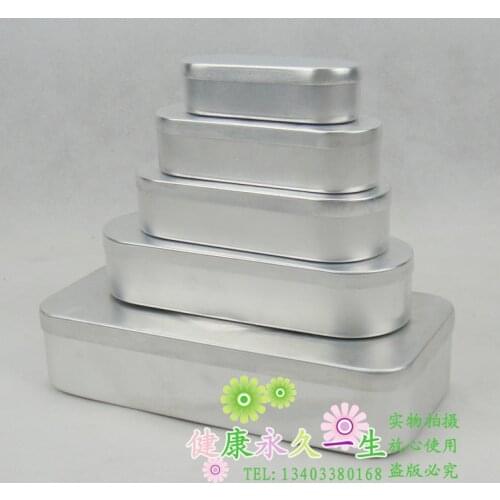 Thicken disinfection aluminium specimen box Sterilized acupuncture and moxibustion box 2 5 10 20 50ml 5pcs set