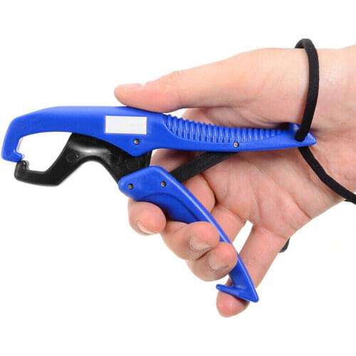 15cm ABS Fish Clamp Grabber + Lanyard USA Fishing Grip Tool Fishing Lip Gripper Comfortable Holder Floating Pliers Dropshipping