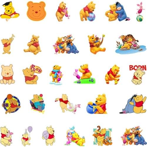 Disney Winnie The Pooh Playing Ball Swimming Play Style Accessories Resin DIY Earrings Acrylic Epoxy Earrings Accessories