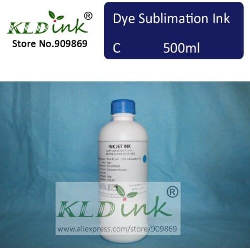 [ KLD Ink ] 1PCS x 500ml Compatible Dye Sublimation ink for ricoh printer ( CYAN )