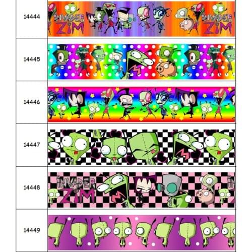 DUWES 50yards ZI Printed Grosgrain Ribbon Accessory Hairbow Headwear Decoration DIY Wholesale OEM D1625