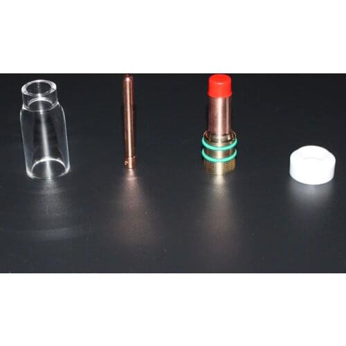 TIG Gas Lens Pyrex Glass Cup Nozzle fit for WP26 17 18 Torch