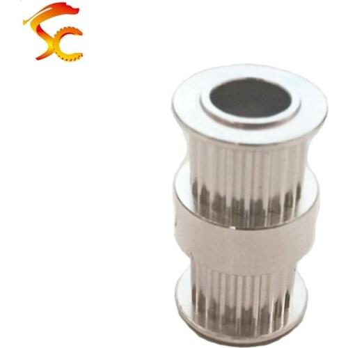 GT2 Pulley Double Round-Headed Synchronous Wheel Gear 20 teeth bore 8mm belt width 6mm Timing Pulley
