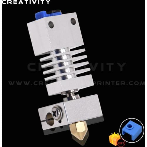 CR10 Heatsink Upgrade Kit All Metal Hotend For CR10 Ender3 Titanium Heat Breaker Micro Swiss Radiator Pipe 3D Printer Extruder