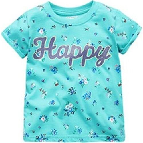 Little Maven New Summer Children Clothing Cute Short O-neck Happy Foral Cotton Quality Elegant Boys Casual Tshirt