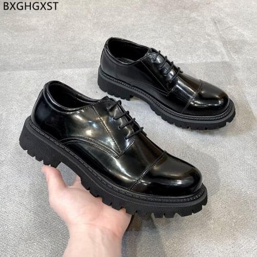 Black Casual Business Shoes Men Party Shoes for Men 2021 Oxford Leather Shoes Men Formal Chaussure De Homme Zapatos De Hombre