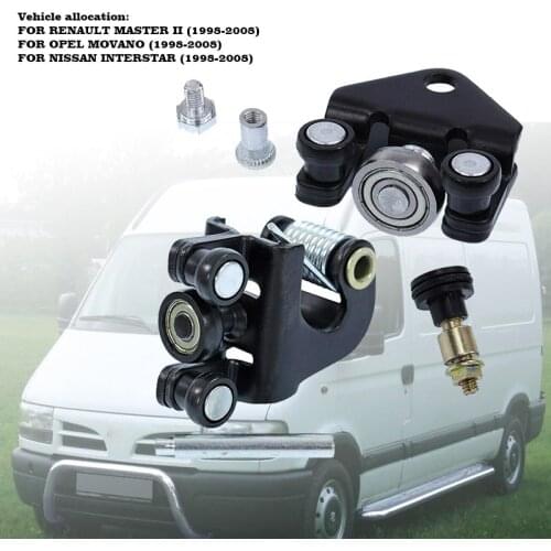For Renault Master MK2 Opel Movano Nissan INTERSTAR X70 Sliding door guide wheel set