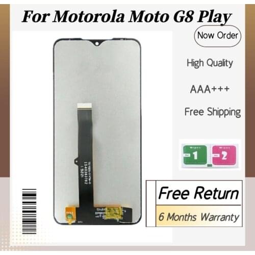 100% New 6.2" LCD Display For Motorola Moto G8 Play XT2015 XT2015-2 LCD Display Touch Screen Assembly Replacement