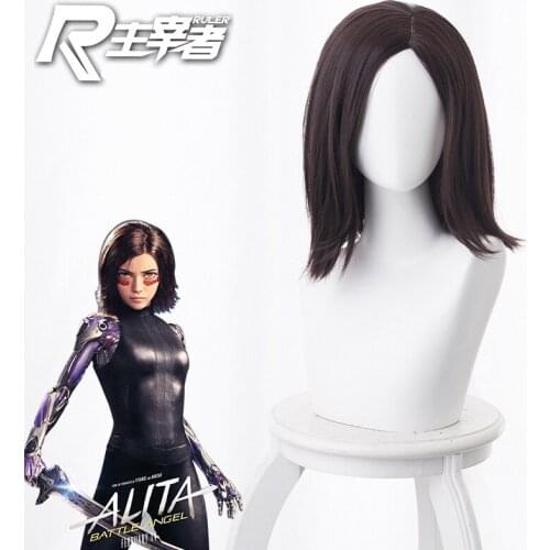 Movie Wig 46 Points and Shoulder Short Hair Halloween Wig Party Role Playing High Temperature Heating Synthesis