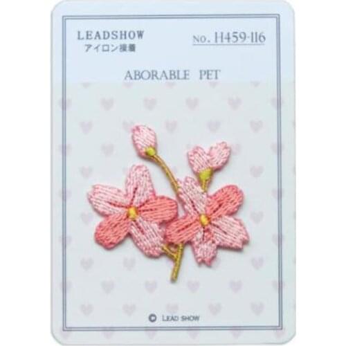 Patches for clothing iron rose embroidered flower applique patch flores for bag DIY accessories