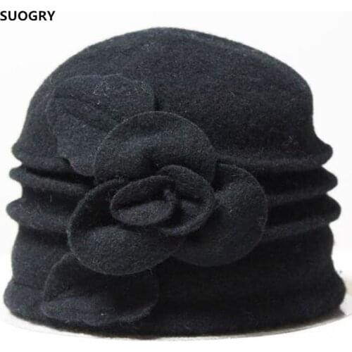 Женские фетровые шляпы SUOGRY China At AliExpress