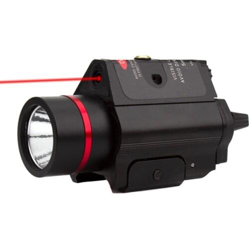 Tactical Weapon Light Red Green Laser Sight Combo All-In-One for Picatinny 20mm Rail Rifle Colimator Sight Light Glock