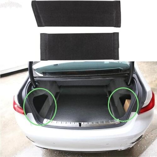 For BMW 3 Series G20 G28 Car Trunk Guard Plate Cover Rear Bumper Rubber Protection Trunk partition storage box Accessories
