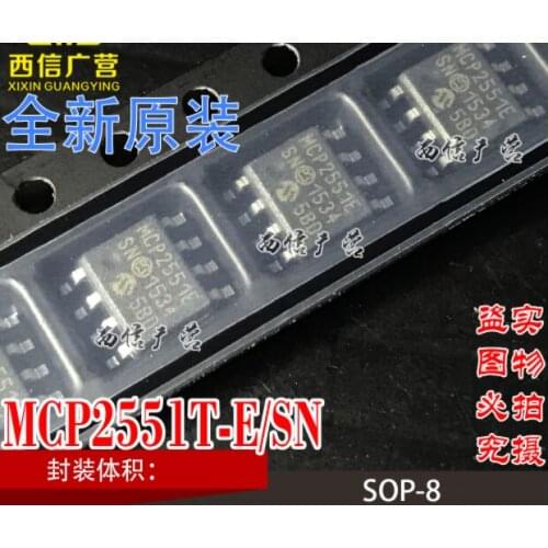 100% New&original MCP2551E/SN MCP2551E