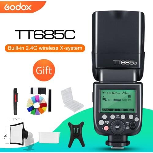 Godox TT685C TT685N TT685S TT685F TT685O TTL HSS 2.4G Wireless System Camera Flash Speedlight for Canon Nikon Sony Fuji Olympus