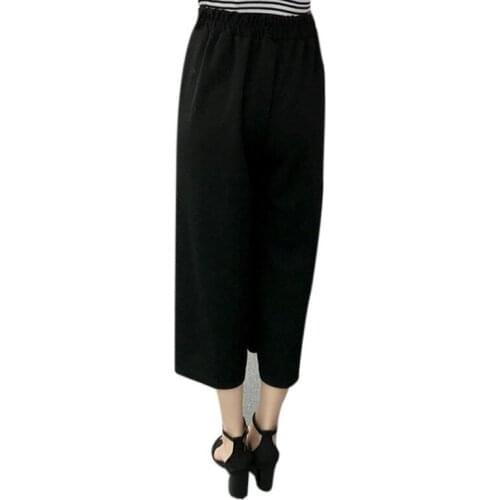 Fashion Summer Wide Leg Lace Up Pants Women High Waist Striped Loose Pants Women Elegant Office Ladies Streetwear Trousers 2020