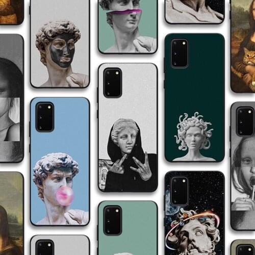 Funda Case for Samsung Galaxy S21 A51 S20 A50 A71 A70 A12 A21S S10 S9 S8 A20 S10e Note 20 10 Plus Ultra Lite Cute Art Jesus TPU