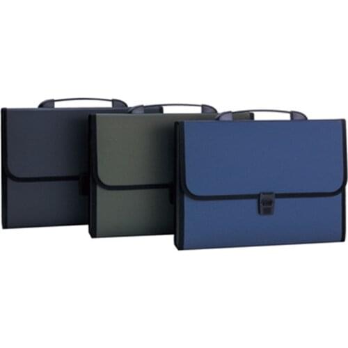 DL 5556 effective organ package A4 multi function portable package business briefcase 12 grid data storage Stationery
