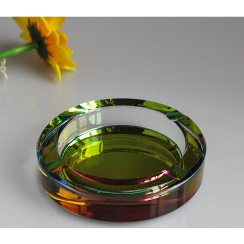 100mm Boutique Crystal Ashtray Fashion Creative Personality Gift Birthday Gift Living Room Continental Ashtray