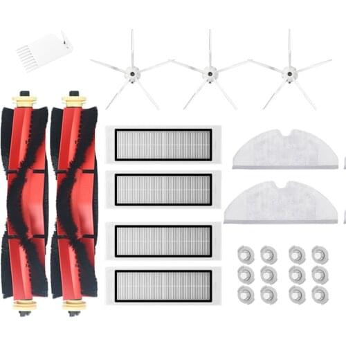 HEPA filter mop cloths roll brush for Xiaomi Roborock S5 MAX S6 S60 S65 S5 S50 E35 Vacuum cleaner accessories spare parts